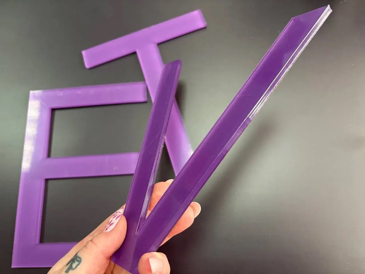 Производство световых букв